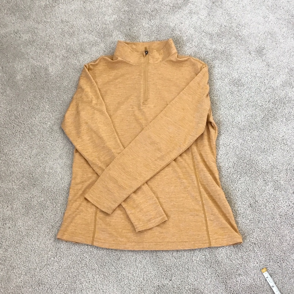 Tan Quarter-Zip Pullover